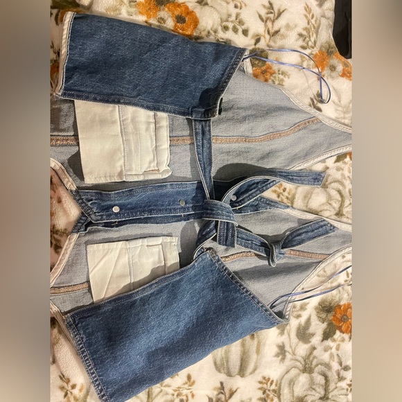 Denim halter vest top - Picture 3 of 3